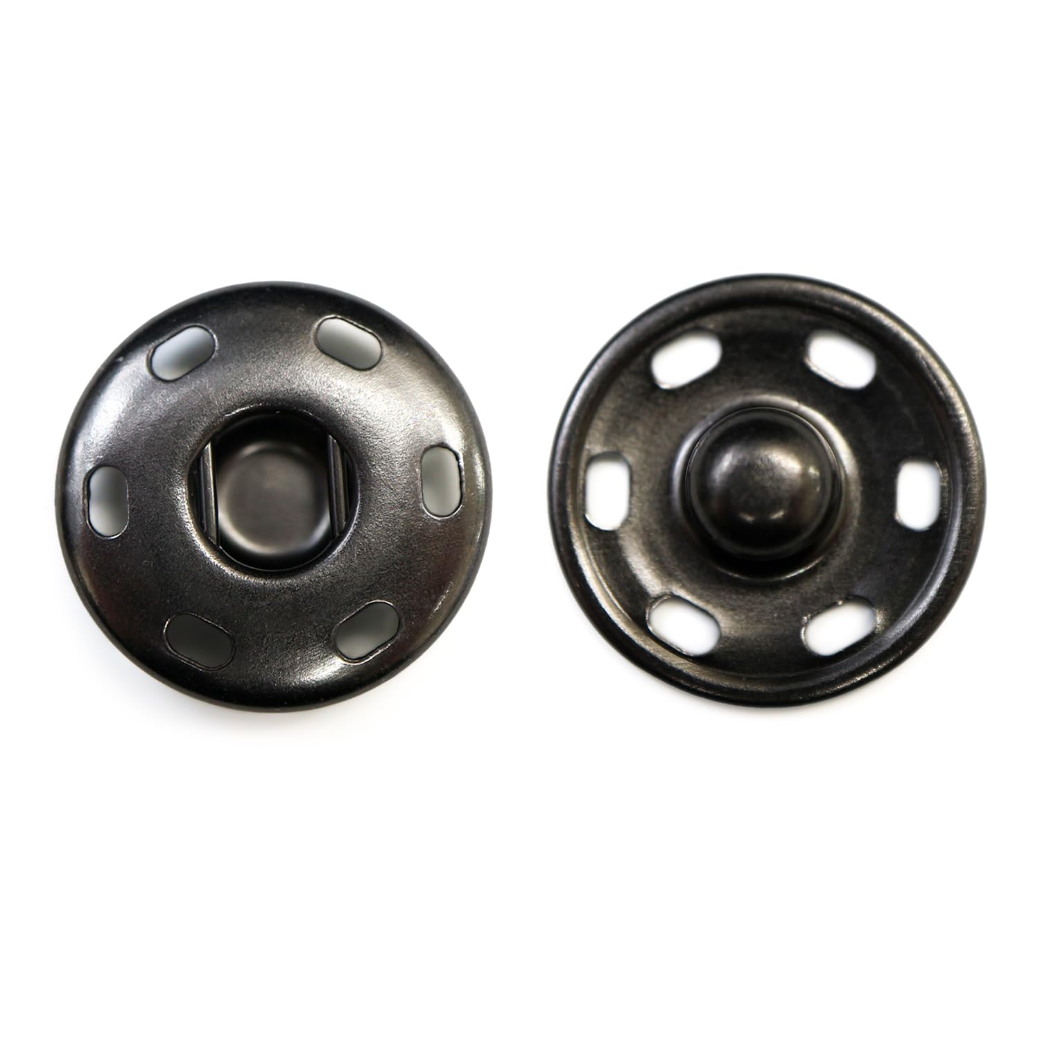 飾りボタン★4点セット Amazon | 四つ穴ボタン 【ブラック ツヤなし】 黒 ベーシック